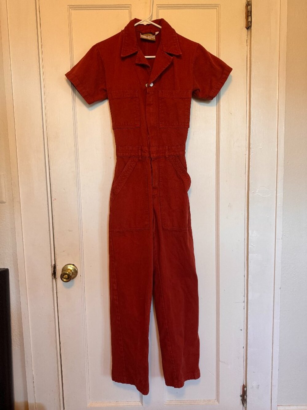 Big Bud Press Short Sleeve Jumpsuit Paprika - XS